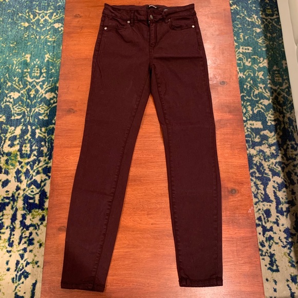 Buffalo David Bitton Denim - Buffalo burgundy skinny jeans